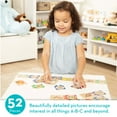 thumbnail image 3 of Melissa & Doug Self-Correcting Alphabet Wooden Puzzles With Storage Box (52 pcs), 3 of 10