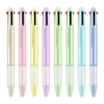 thumbnail image 1 of XIANXIAN Multicolor Pens, 4-in-1 Colored Pen, 8 Pack 1.0mm 4 Color Pens, Quick Dry Nurse Pens, Smooth Writing Colored Ink Pens, Comfort Grip & Macaron Office and School Supplies, Gifts for Women, 1 of 9