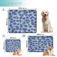 thumbnail image 3 of Qxltty Blueberry Gingham Cat litter Pads Pet Set of 3 Diaper Mats Center Anti-leakage Layer Absorbent Soft and Comfortable, 3 of 7