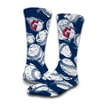 thumbnail image 4 of ISlide Cleveland Guardians Three-Pack Lifestyle Crew Socks Set, 4 of 4