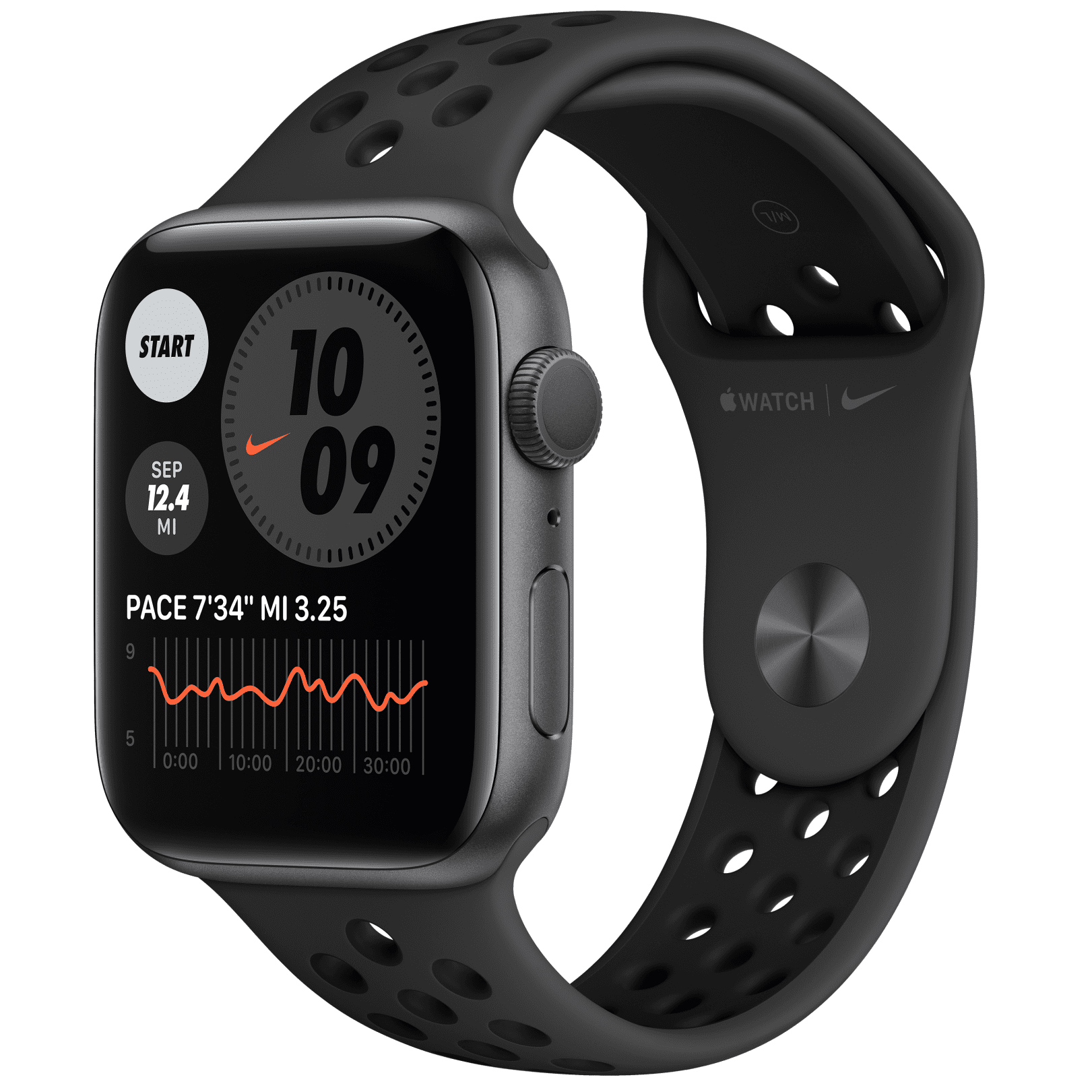 Apple Watch Series 6 (GPS) 40mm caixa prateada de alumínio com pulseira  esportiva Nike platina/preta - Apple Watch Series 6 - Magazine Luiza