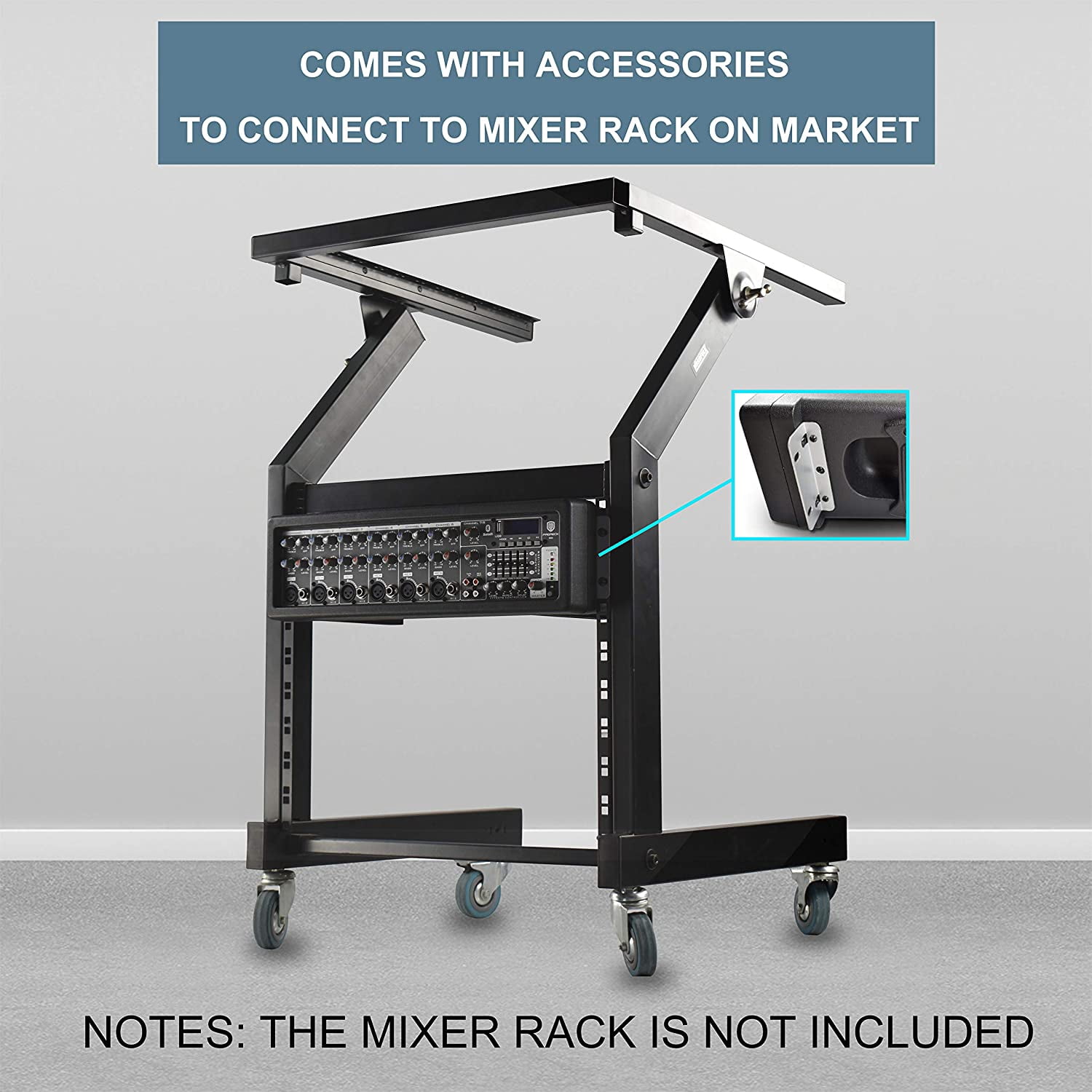 PRORECK MX8 2500 P.M.P.O 8 Channel Compact Studio Powered Mixer with Built In Effects & USB Audio Interface for Party/Meeting/Wedding