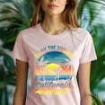 thumbnail image 5 of Men's Graphic T-Shirt California Super Surfer Tropical Beach Tee, Ash, Size M, 5 of 6