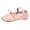 Ballet Pink, variant on Ballet Shoes Adjustable Premium Leather for Toddlers Girls