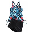 thumbnail image 4 of Tiweut Two Piece Women's Tankini Swimsuits Blouson Swim Tank Top with Shorts Modest Bathing Suits, 4 of 5