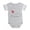 Heather Gray, variant on CafePress - Ladybug Karen - Cute Infant Baby Football Bodysuit