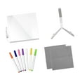thumbnail image 4 of yuksok LED Note Board Creative Double Sided Erasable for Kids with Stand with Light 20cmx20cm, 4 of 5
