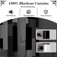 thumbnail image 3 of Cortinas opacas Tyrot, color negro y gris, 100% opacas, 213 x 213 cm, 3 of 7