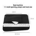 thumbnail image 6 of Carrying Bag Portable Storage Pouch Dustproof Protective Liner Pocket for Ios Keyboard Mouse, 6 of 8