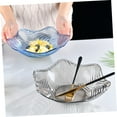thumbnail image 2 of Mikinona Blue Plastic Crystal Fruit Plate with Design Wave Edge Snack Nut Dish and Candy Holder Salad Bowl for Home Use, 2 of 18
