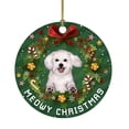 thumbnail image 2 of onlyliua para Interior/Exterior Adorno Navideño Divertido con Diseño de Perro Navideño, Colgante para Árbol de Navidad, 2 of 2