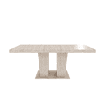 thumbnail image 5 of Tcbosik 63" - 78.7" Extendable Dining Table for 6-10 Person, Modern Kitchen Table for Living Room, Beige, 5 of 9