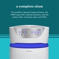 thumbnail image 4 of Purificador de aire Homedics 5 en 1 UV-C 360 grados HEPA 154 m² blanco, 4 of 9