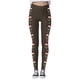 thumbnail image 4 of WILLBEST Leggings de Yoga para Mujer, Cintura Alta, Suaves, Elásticos, Cómodos, con Estampado Navideño Y Diseño de Bloques de Color 2068 Chica, 4 of 4