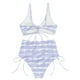 thumbnail image 4 of Traje de baño cómodo para mujer, traje de baño de 2 piezas con parte inferior de bikini teñida anudada, trajes de baño para mujer OAVQHLG3B Store  lin121212, 4 of 4
