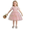 thumbnail image 2 of Utlike Summer Dress For Girls Elegant Lace Flower Embroidery Party Dress For Kidssleeveless Cozy Sundress For Girl Size 3 Years-4 Years, 2 of 9