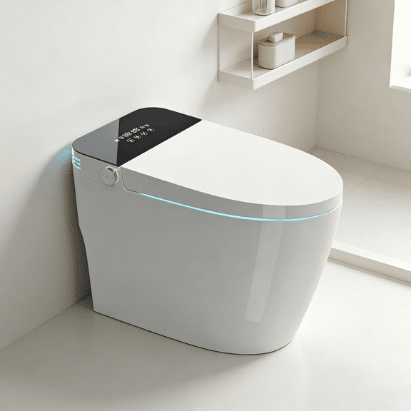 Tankless Smart Toilet, Bidet Built-In, Auto Flush, Heated Seat, Remote