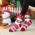 thumbnail image 3 of Tough Land Slipper Socks for Women with Grippers Non Slip, Sherpa Lined Slipper Socks, 3 of 4