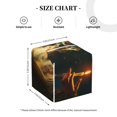 thumbnail image 3 of Kdxio Magical Tarot Reading Print Tissue Box Cover,Square Decorative PU Leather Facial Paper Case Organizer Holder Dispenser for Bathroom,Night Stands,Desk,Car 5.2''X5.2''X5.2'', 3 of 6