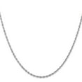 thumbnail image 2 of Primal Gold 14 Karat White Gold 2.00mm Diamond Cut Quadruple Rope Chain, 2 of 4