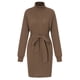 thumbnail image 1 of Vestido suéter para mujer de punto acanalado ajustado midi sexy otoño invierno bodycon cuello capucha vestidos, 1 of 7