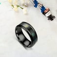 thumbnail image 6 of Opvise Titanium Steel Wedding Band Intelligent Body Temperature Sensing Ring Personal Health Men Women Ring, 6 of 7