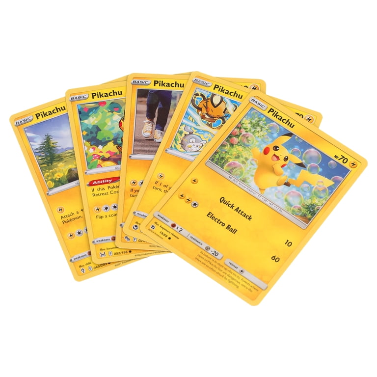 pokemon pikachu trading card EX RWA Cards Now you can collect even more Pikachu trading cards with this random assortment Pikachu ex Pokemon TCG Pocket