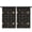 Sun and Planet, variant on Blackout Kids Curtains,Skull and Flower Gothic Pattern Children's Insulated Curtains Set Of 2,Bedroom Essentials,Toddler Room Decor 52"x84"