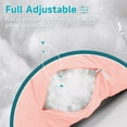 thumbnail image 6 of Ear Piercing Pillow for Side Sleepers, Comfortable Ear Donut Design with Adjustable Filling, Pressure Relief, Portable Washable Cover, Ideal for Travel and Sleep Relief, 6 of 6