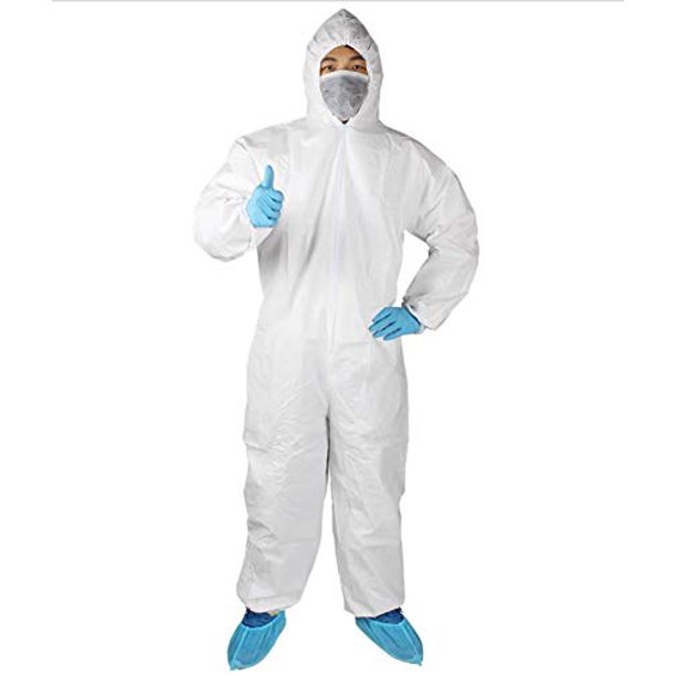 Olrik Clothing Disposable Protective Clothing Universal Overall Coveralls Surgical Workshop Safety Suit Walmart Com Walmart Com