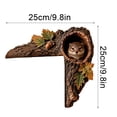 thumbnail image 3 of LOWLHOME Animals Tree Hollow Door Topper, Woodland Animal Door Frame Decoration, Textured Resin Tree Trunk Design, Whimsical Nature Accent For Entryways And Cozy Homes, 3 of 7