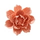 thumbnail image 1 of Wosthever Flores de cerámica, flor tridimensional, artesanías para colgar en la pared, sala de estar, arte de negocios, decoración, Mural de Decoración del hogar Naranja Medio, 1 of 6