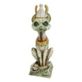 thumbnail image 5 of Egyptian God Of The Dead And Rebirth Osiris Mummy On Hieroglyphic Base Statue, 5 of 6