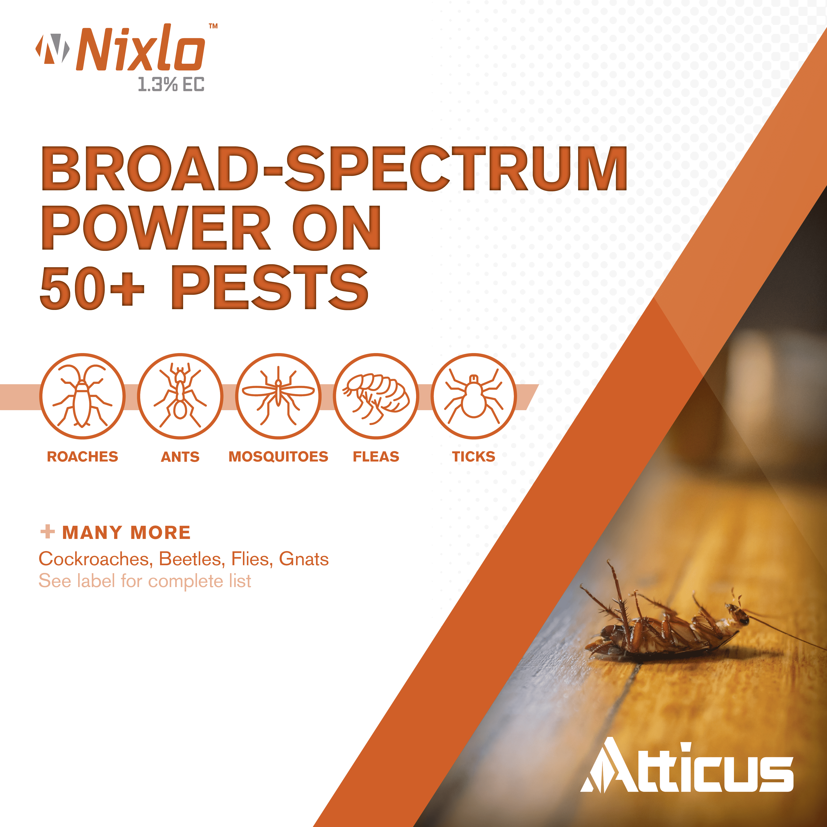 Nixlo 1.3 EC (16 oz) – Compare to Archer IGR – Indoor and Outdoor Insect Control -  1.3% Pyriproxyfen by Atticus