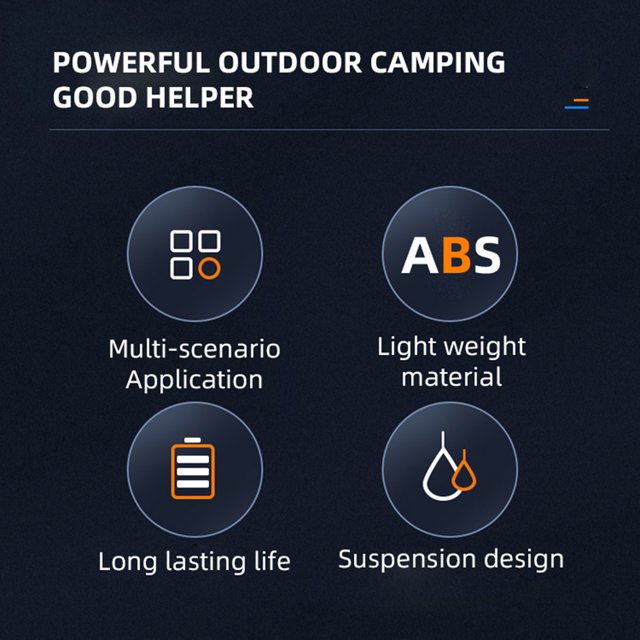 Moldes De Bricolaje Lámpara Retro Camping USB Carga Tungsteno LED Patio Luces Jardín Césped Decoraciones Sywqhk Para estrenar