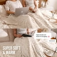 thumbnail image 3 of Livhil Flannel Fleece Throw Blanket, Lightweight Cozy Plush Leopard Blanket (50"x60")-Cheetah Blanket Leopard Throw Blanket for Couch Bed Sofa, 3 of 7