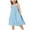 Blue-kids jumpsuits, variant on MKOSPLRT 4-16 Years Wide Leg Jumpsuits for Girl Linen Spaghetti Strap Romper Shorts Solid Baggy Summer Beach Jumpers with Pockets