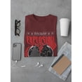 thumbnail image 3 of Destroyed World Techno Style T-Shirt Men -Image by Shutterstock, Male Medium, 3 of 4