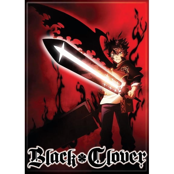 Black Clover Asta with Big Sword 2.5" x 3.5" Magnet