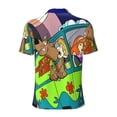 thumbnail image 2 of Sigee Scooby-Doo By for Mens Polo Shirts Quick Dry Short Sleeve Golf T Shirt Performance Moisture Wicking Casual Workout,4X-Large, 2 of 7