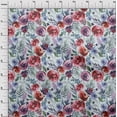 thumbnail image 4 of oneOone Tissu Polyester Spandex Rouge Fleurs Projets de Couture Tissu Imprimé au Mètre 56 Pouces de Large-7h, 4 of 4