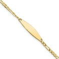 thumbnail image 1 of 14K Yellow Gold Figaro Id Bracelet (Width 4.5) (Length 7) - Jbsp, 1 of 5