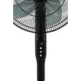 Better Homes & Gardens 16"inch,12Speed Pedestal Fan and Remote, Black