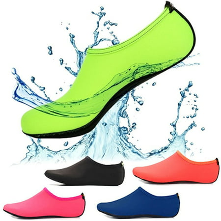 Solid Color Men Women Quick Drying Water Shoes Aqua Socks Diving Slip ...