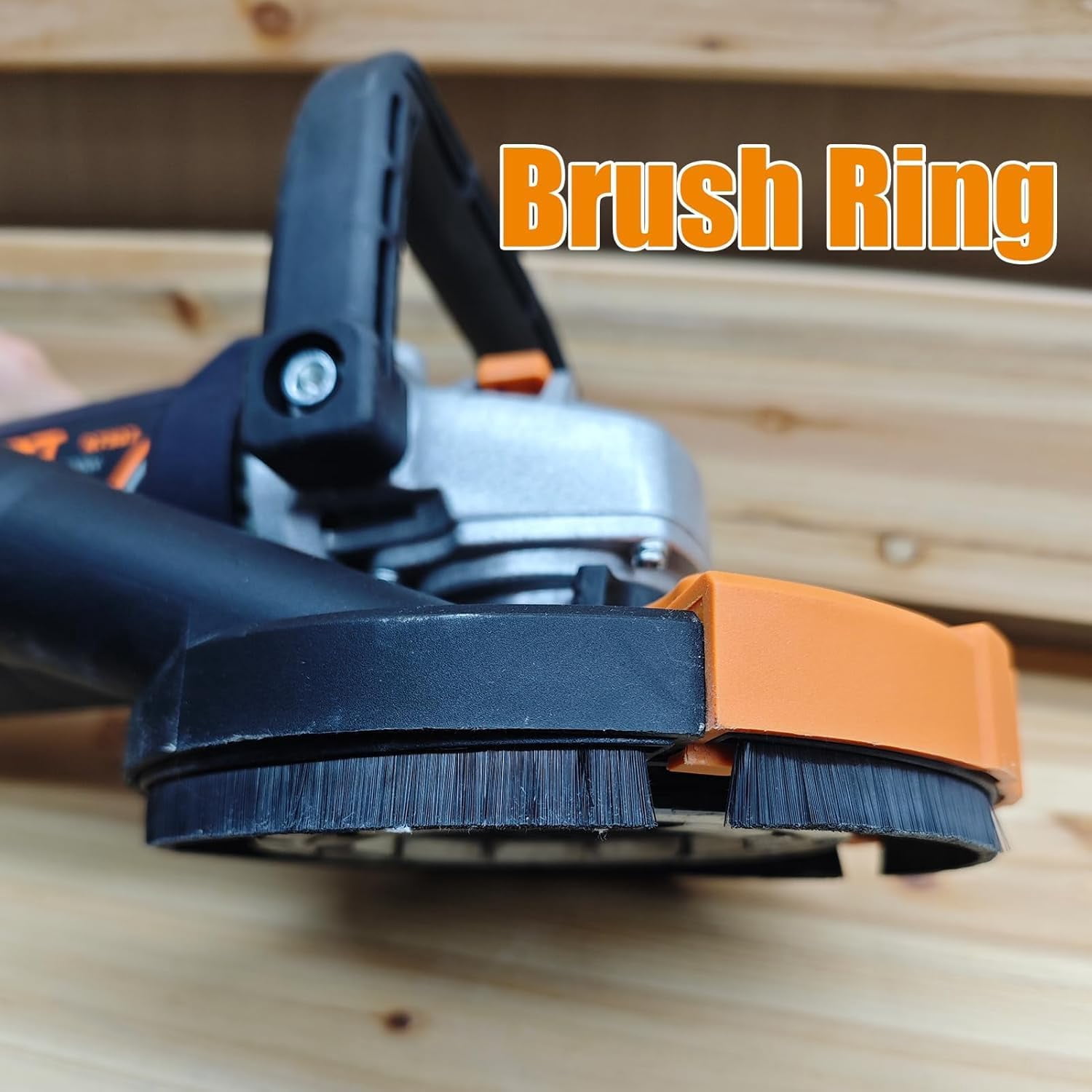 MAXXT 5" Concrete Surfacing Grinder, 1500W 14A, 7-Speed Adjustable Angle Grinder Kit with Diamond Disc & Guard, for Stone Cement Marble Granite