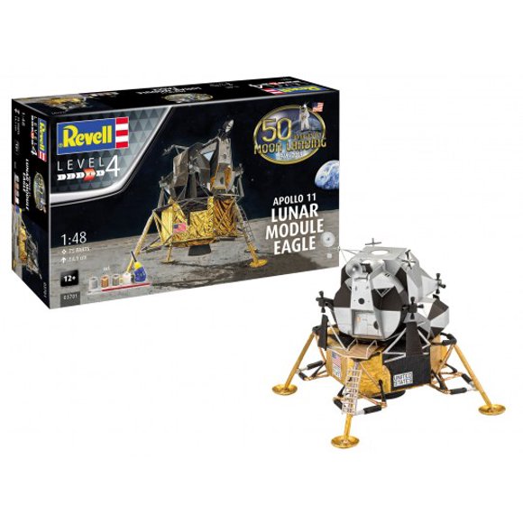 Module Lunaire Apollo 11 Aigle (03701) Maquette d'Avion en Plastique à l'Échelle 1:48