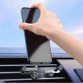 thumbnail image 2 of OATSBASF x03 Mini Folding Aluminum Alloy Car Phone Holder Automatic Locking Gravity Phone Bracket, 2 of 5