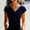 Navy, variant on Harpily Shirts for Women V Neck Cap Sleeve Slim Fit Soft Breathable Stretch Fabric Casual Going Outdoor Business Office Sports Vacation Tops