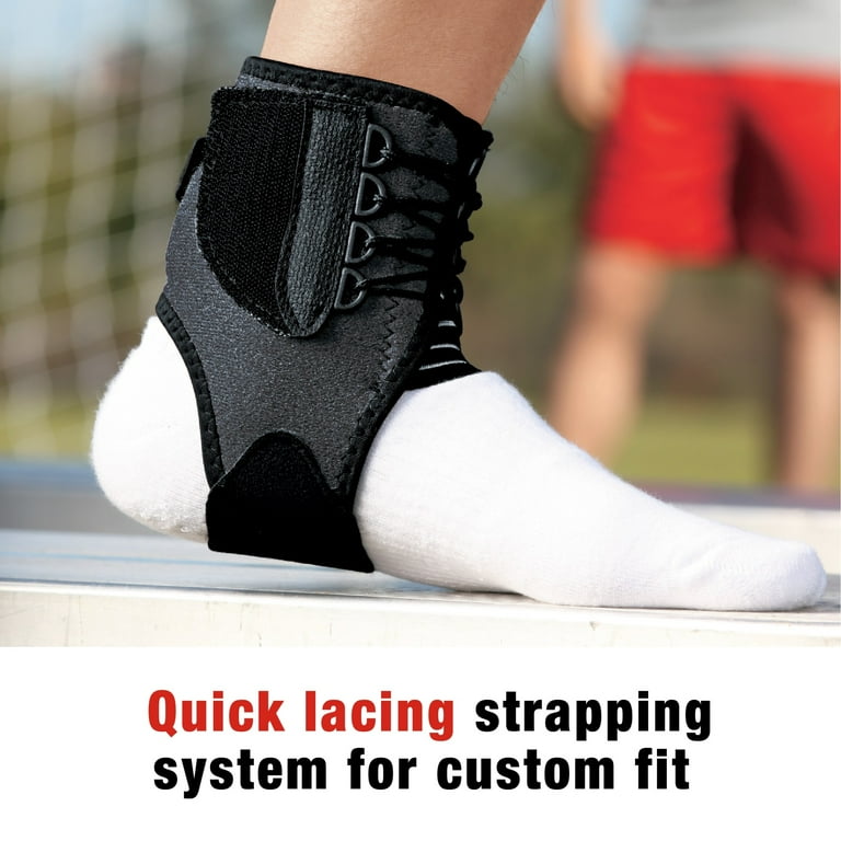 ACE Brand Deluxe Ankle Brace, Adjustable, Quick Lace