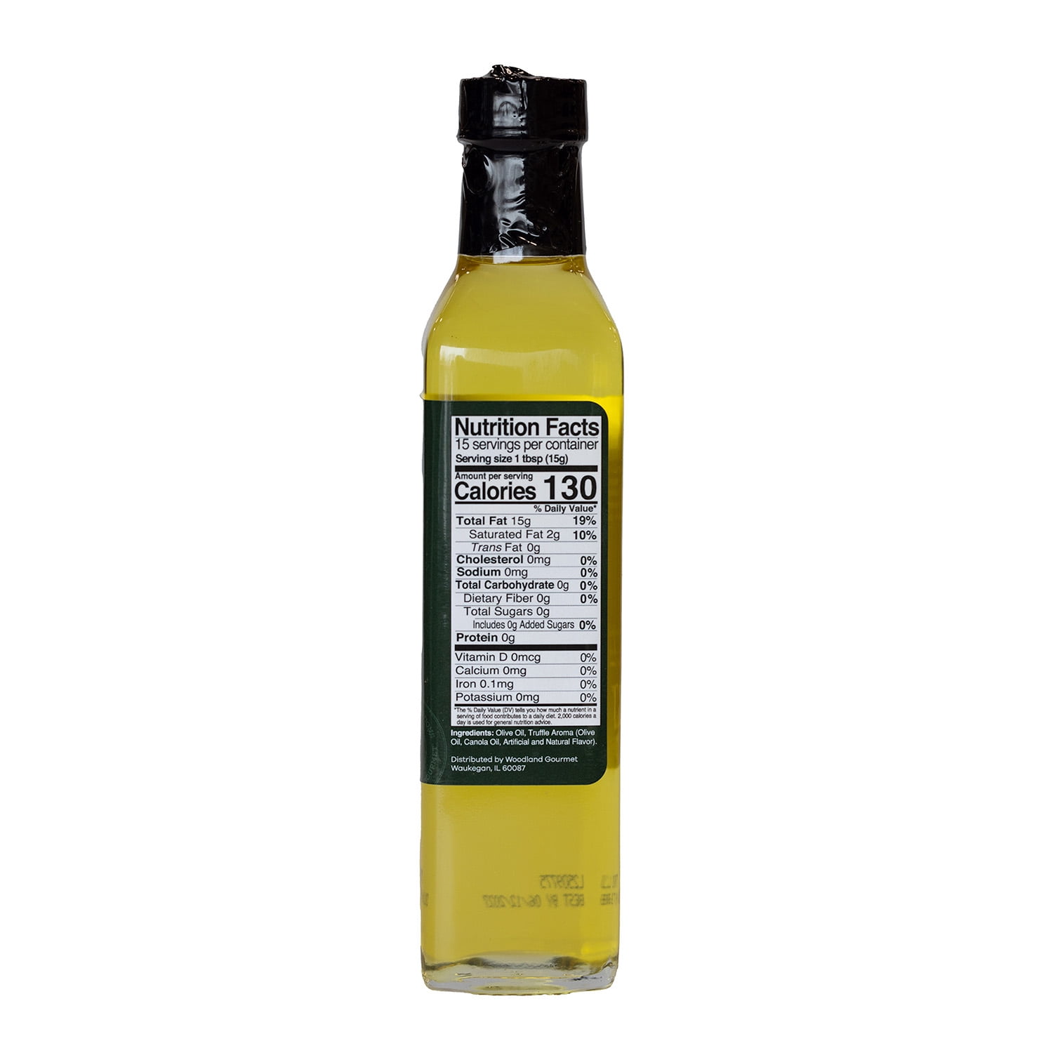 Woodland Gourmet White Truffle Oil Glass, 8oz